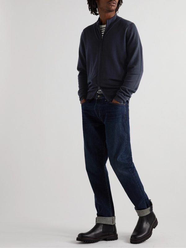 Claygate Slim-Fit Merino Wool Zip-Up Cardigan - OU Claygate Slim-Fit Merino Wool Zip-Up Cardigan - OU