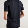 Belden Slim-Fit Sea Island Cotton T-Shirt - BK