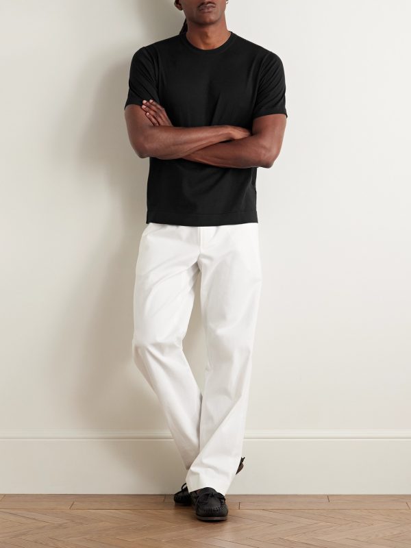 Lorca Slim-Fit Sea Island Cotton T-Shirt - OU Lorca Slim-Fit Sea Island Cotton T-Shirt - OU