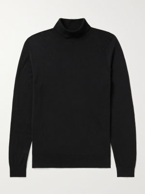 Hawley Slim-Fit Sea Island Cotton Rollneck Sweater Hawley Slim-Fit Sea Island Cotton Rollneck Sweater