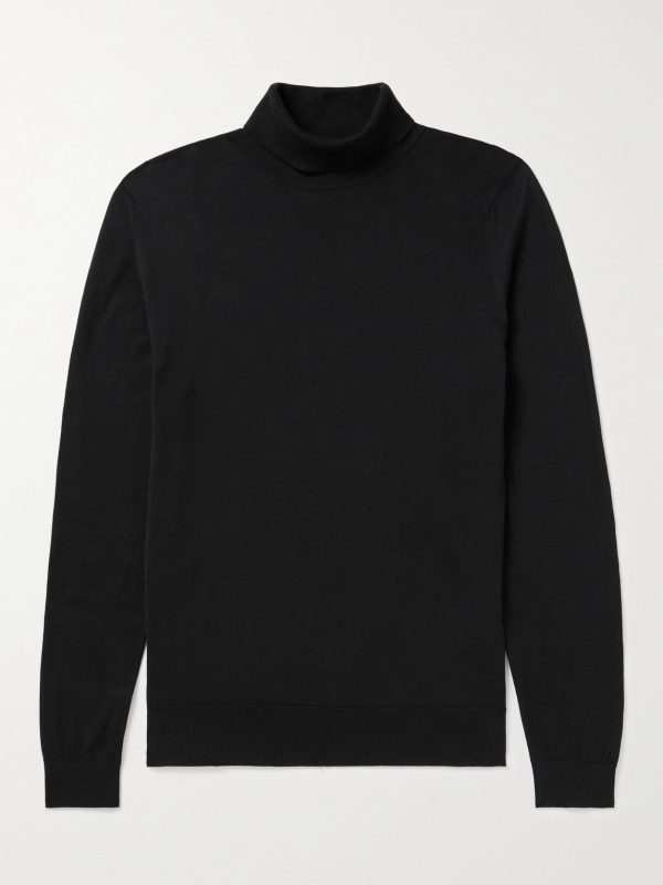 Hawley Slim-Fit Sea Island Cotton Rollneck Sweater Hawley Slim-Fit Sea Island Cotton Rollneck Sweater