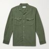 Eric Camp-Collar Garment-Dyed Cotton-Corduroy Shirt Eric Camp-Collar Garment-Dyed Cotton-Corduroy Shirt