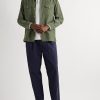 Eric Camp-Collar Garment-Dyed Cotton-Corduroy Shirt - OU Eric Camp-Collar Garment-Dyed Cotton-Corduroy Shirt - OU