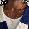 Strength Sister Hook 18-Karat Gold Diamond Pendant Necklace - FR Strength Sister Hook 18-Karat Gold Diamond Pendant Necklace - FR