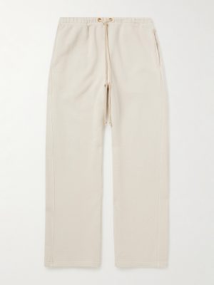 Heavyweight Structured-Fleece Cotton-Jersey Sweatpants