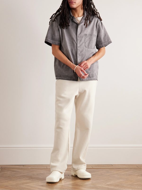 Heavyweight Structured-Fleece Cotton-Jersey Sweatpants - OU Heavyweight Structured-Fleece Cotton-Jersey Sweatpants - OU