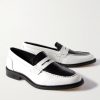 Townee Two-Tone Leather Penny Loafers - FR