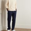 Straight-Leg Cotton and Linen-Blend Drawstring Trousers - OU Straight-Leg Cotton and Linen-Blend Drawstring Trousers - OU