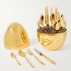 MOOD GOLD Gold-Plated Flatware Set with Case - FR MOOD GOLD Gold-Plated Flatware Set with Case - FR