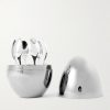 MOOD Coffee Set of Six Silver-Plated Espresso Spoons with Case MOOD Coffee Set of Six Silver-Plated Espresso Spoons with Case