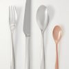 Set of 24 Pink Gold-Tone Cutlery - E2