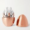 Set of 24 Pink Gold-Tone Cutlery