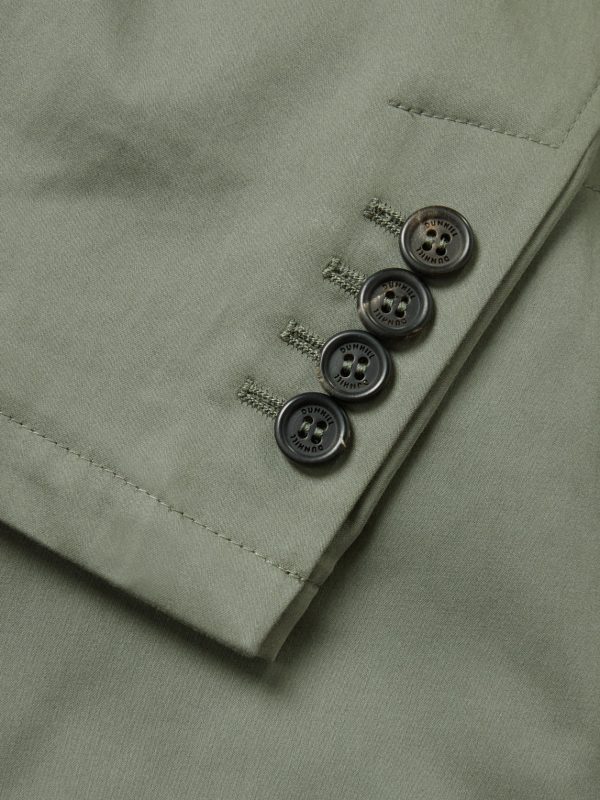 Stretch Cotton and Silk-Blend Suit Jacket - CU Stretch Cotton and Silk-Blend Suit Jacket - CU
