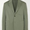 Stretch Cotton and Silk-Blend Suit Jacket Stretch Cotton and Silk-Blend Suit Jacket