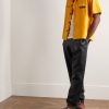 Analog Tapered Logo-Print Coated Cotton-Jersey Sweatpants - OU