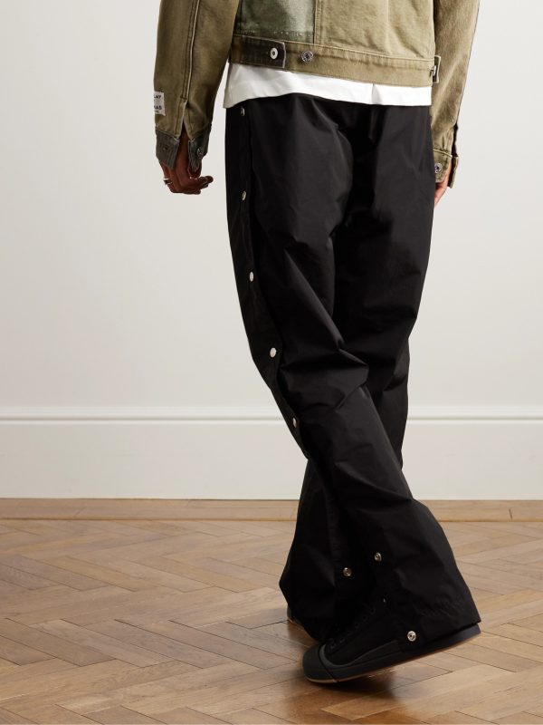 Rec Straight-Leg Shell Track Pants - BK Rec Straight-Leg Shell Track Pants - BK