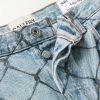 Cage 5001 Slim-Fit Frayed Printed Jeans - E1 Cage 5001 Slim-Fit Frayed Printed Jeans - E1