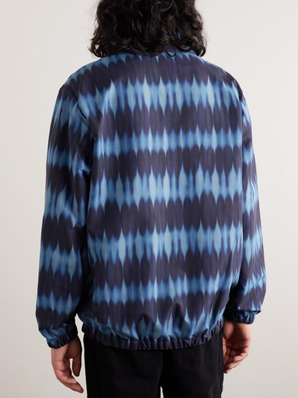 Vladimir Printed Shell Blouson Jacket - BK