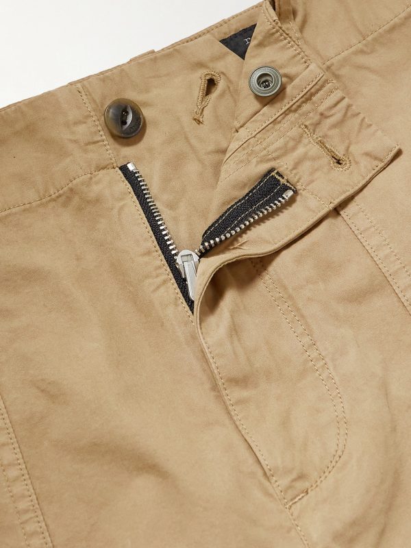 Cliffe Straight-Leg Peached-Cotton Shorts - CU Cliffe Straight-Leg Peached-Cotton Shorts - CU