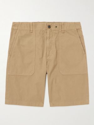 Cliffe Straight-Leg Peached-Cotton Shorts Cliffe Straight-Leg Peached-Cotton Shorts