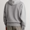Logo-Embroidered Cotton-Blend Jersey Hoodie - BK Logo-Embroidered Cotton-Blend Jersey Hoodie - BK