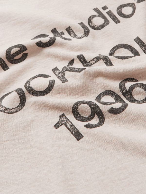 Edden U 1996 Logo-Print Distressed Cotton and Hemp-Blend T-Shirt - CU Edden U 1996 Logo-Print Distressed Cotton and Hemp-Blend T-Shirt - CU
