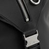 Convertible Logo-Debossed Mesh-Trimmed Leather Backpack - CU Convertible Logo-Debossed Mesh-Trimmed Leather Backpack - CU