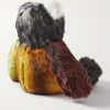 Patchwork Faux Fur Teddy Bear - BK