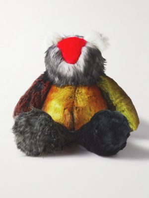 Patchwork Faux Fur Teddy Bear Patchwork Faux Fur Teddy Bear