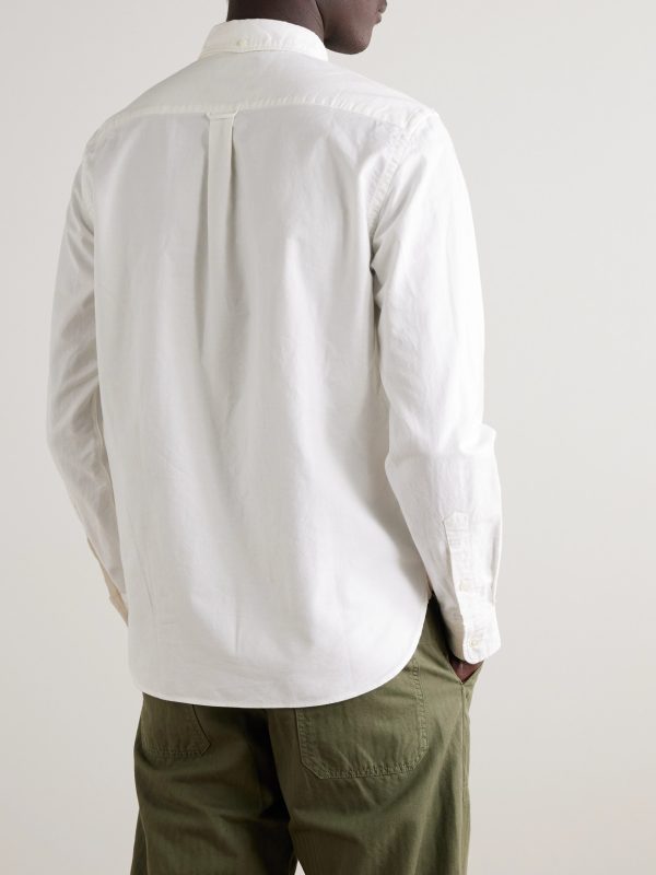 Button-Down Collar Cotton Oxford Shirt - BK Button-Down Collar Cotton Oxford Shirt - BK