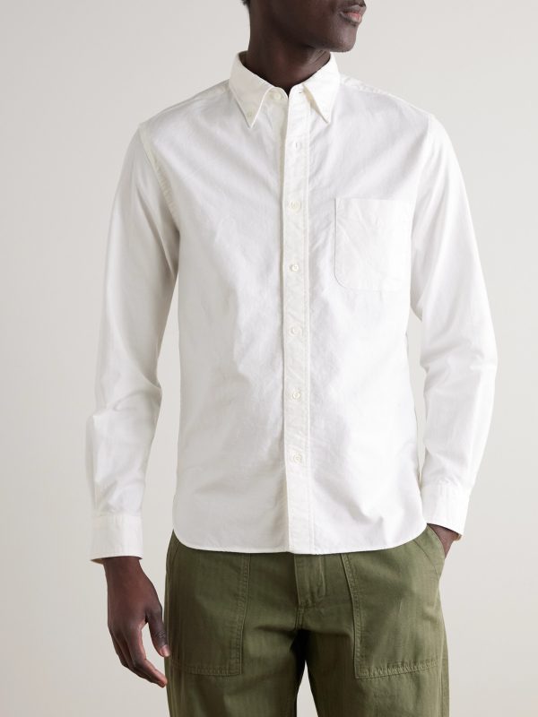 Button-Down Collar Cotton Oxford Shirt - FR Button-Down Collar Cotton Oxford Shirt - FR