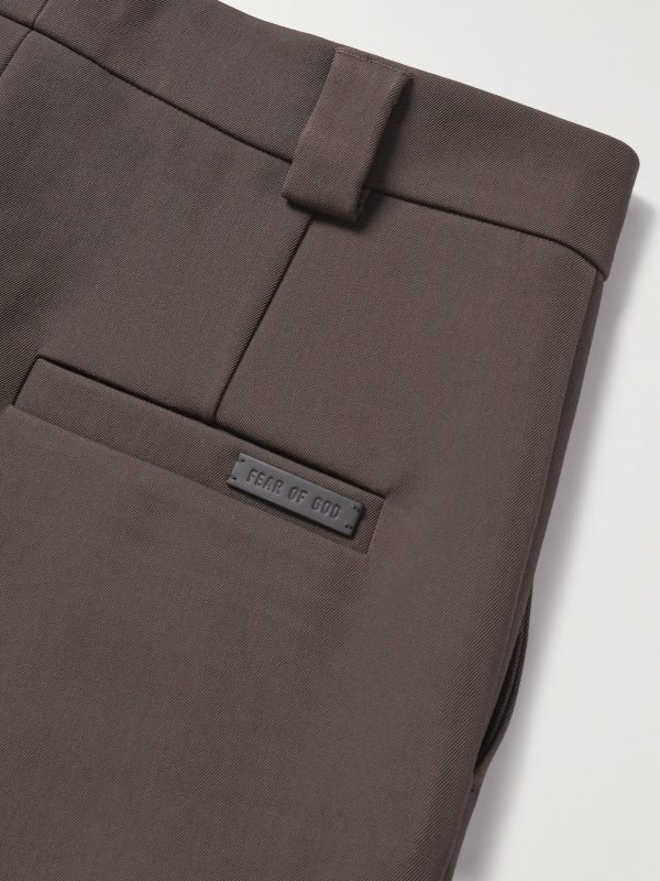 Eternal Straight-Leg Virgin Wool and Cotton-Blend Twill Trousers - CU Eternal Straight-Leg Virgin Wool and Cotton-Blend Twill Trousers - CU