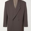 Eternal California Double-Breasted Virgin Wool and Cotton-Blend Twill Blazer Eternal California Double-Breasted Virgin Wool and Cotton-Blend Twill Blazer