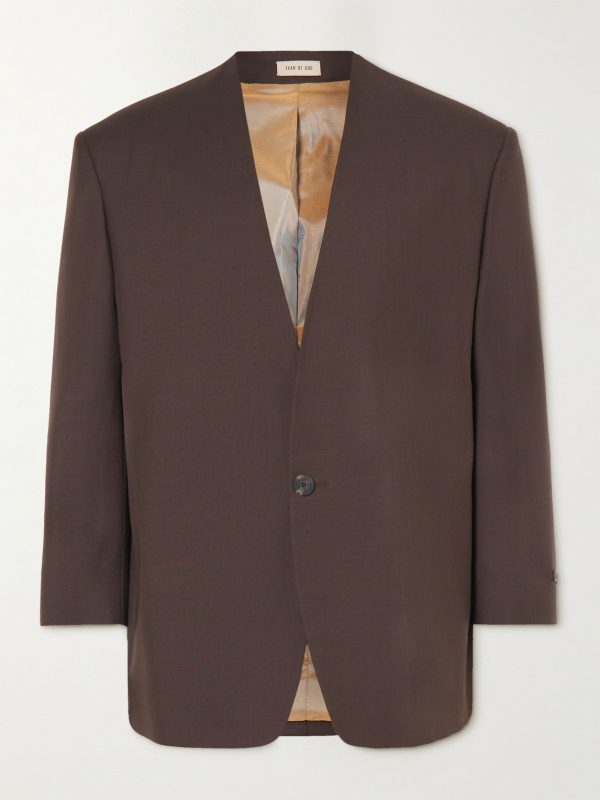 Eternal Oversized Mohair and Wool-Blend Blazer Eternal Oversized Mohair and Wool-Blend Blazer