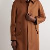 Clapham Logo-Embroidered Cotton-Gabardine Coat - FR Clapham Logo-Embroidered Cotton-Gabardine Coat - FR