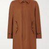 Clapham Logo-Embroidered Cotton-Gabardine Coat Clapham Logo-Embroidered Cotton-Gabardine Coat