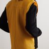 + Carhartt WIP Logo-Detailed Colour-Block Shearling Gilet - BK + Carhartt WIP Logo-Detailed Colour-Block Shearling Gilet - BK