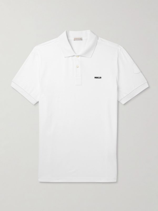 Logo-Embroidered Cotton-Piqué Polo Shirt
