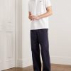 Logo-Embroidered Cotton-Piqué Polo Shirt - OU