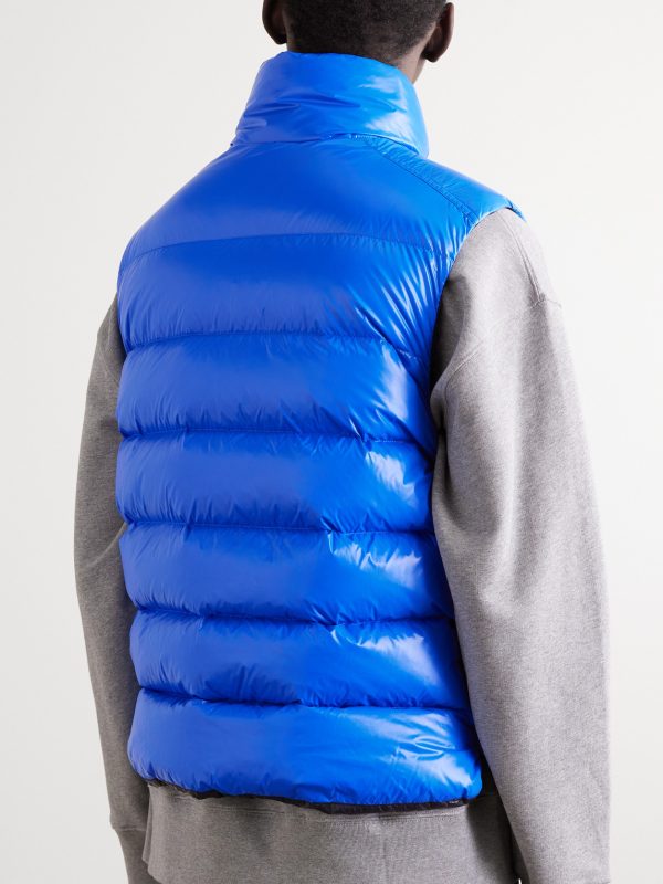 Parke Logo-Appliquéd Quilted Down Gilet - BK