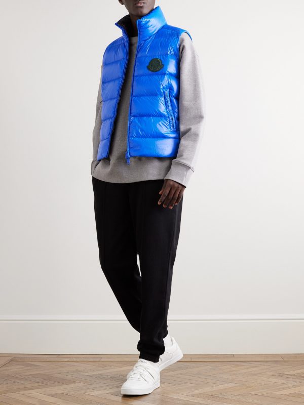 Parke Logo-Appliquéd Quilted Down Gilet - OU