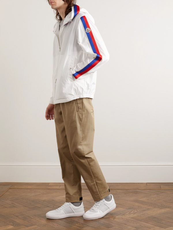 Tapered Cotton-Blend Gabardine Trousers - OU Tapered Cotton-Blend Gabardine Trousers - OU