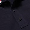 Logo-Appliquéd Striped Cotton-Piqué Polo Shirt - CU Logo-Appliquéd Striped Cotton-Piqué Polo Shirt - CU