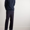 Logo-Jacquard Cotton Sweater - OU