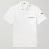 Logo-Appliquéd Cotton-Terry Polo Shirt