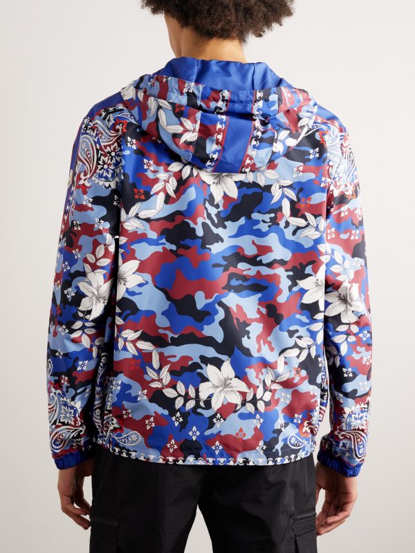 Hotay Printed Ripstop Hooded Jacket - BK