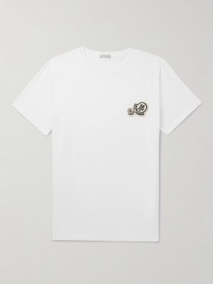 Logo-Appliquéd Cotton-Jersey T-Shirt Logo-Appliquéd Cotton-Jersey T-Shirt