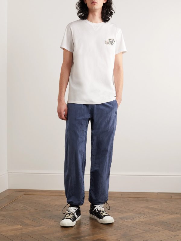 Logo-Appliquéd Cotton-Jersey T-Shirt - OU