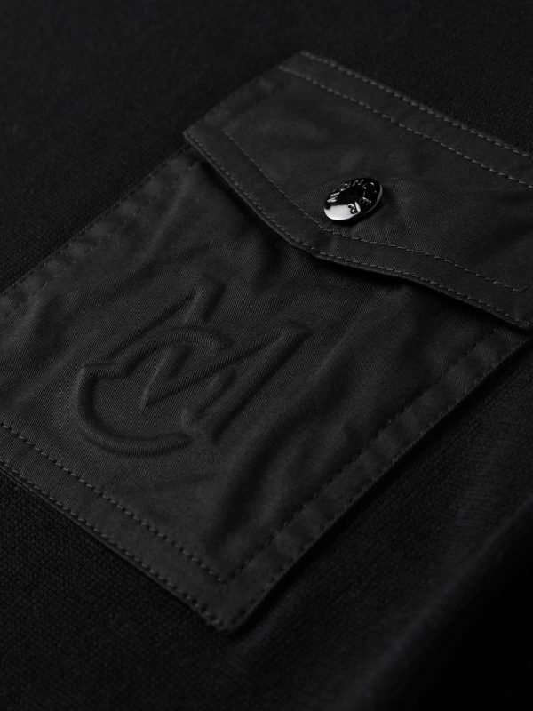 Logo-Appliquéd Twill-Trimmed Cotton Sweater - CU Logo-Appliquéd Twill-Trimmed Cotton Sweater - CU