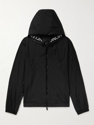 Junichi Logo-Appliquéd Shell Hooded Jacket Junichi Logo-Appliquéd Shell Hooded Jacket